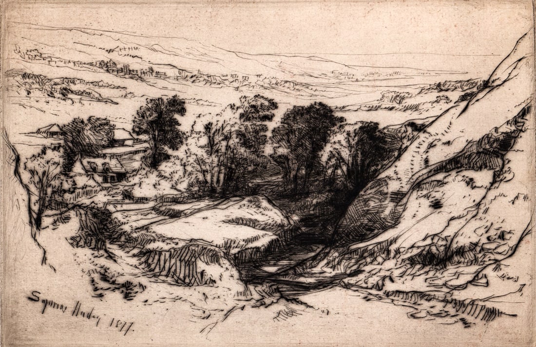 Sir Francis Seymour Haden Drypoint 1877 (1 of 4)