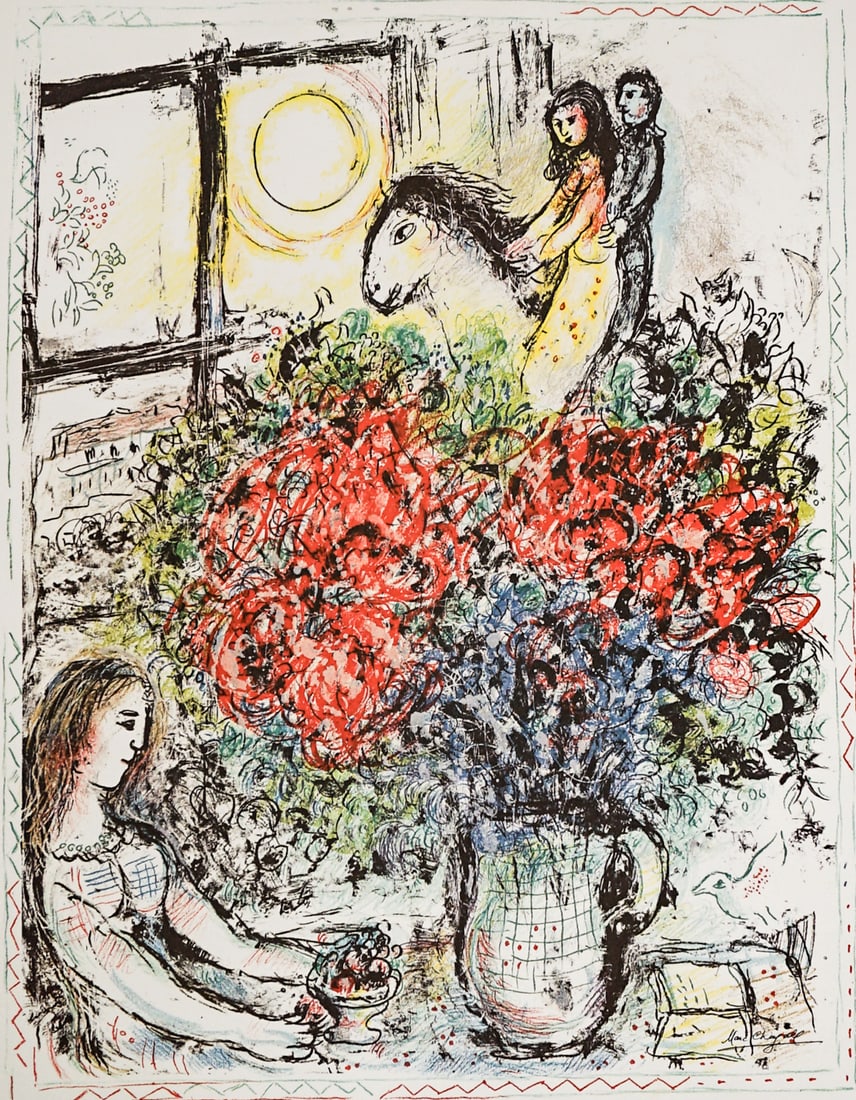 Marc Chagall At Pace /Columbus 1974 Poster (1 of 3)