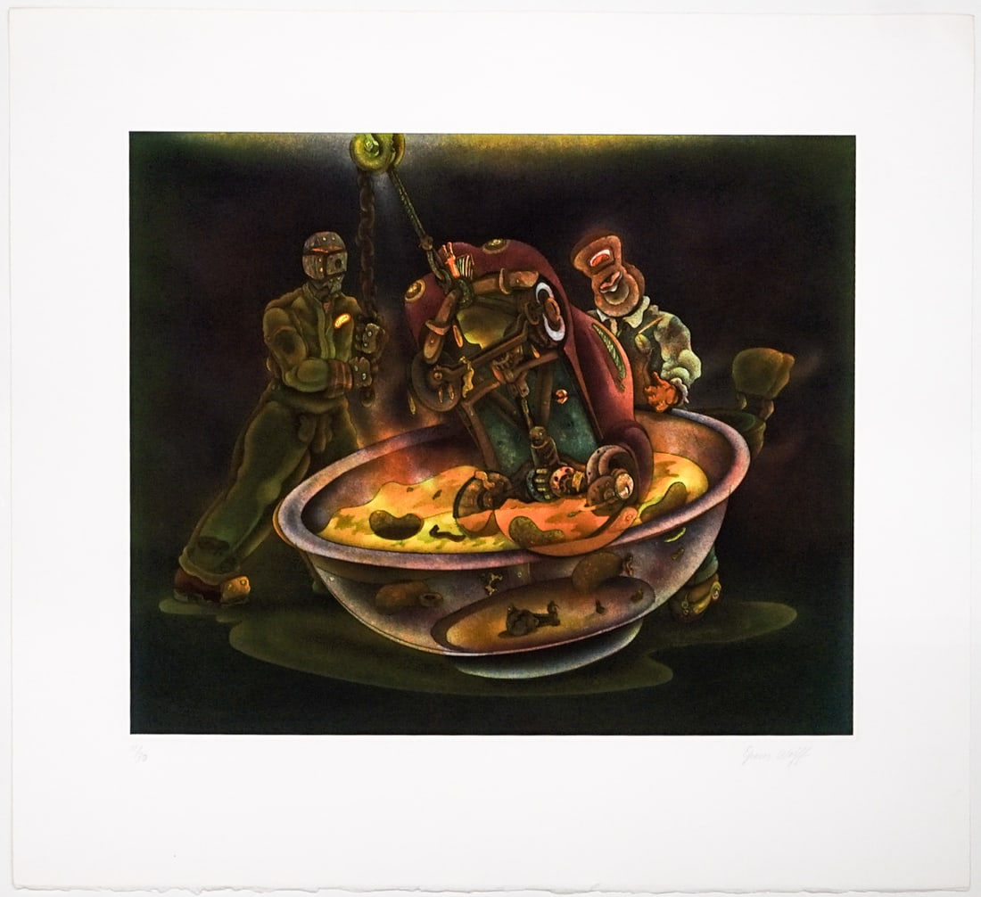 Efram Wolff SIGNED Etching #11/30 - 2