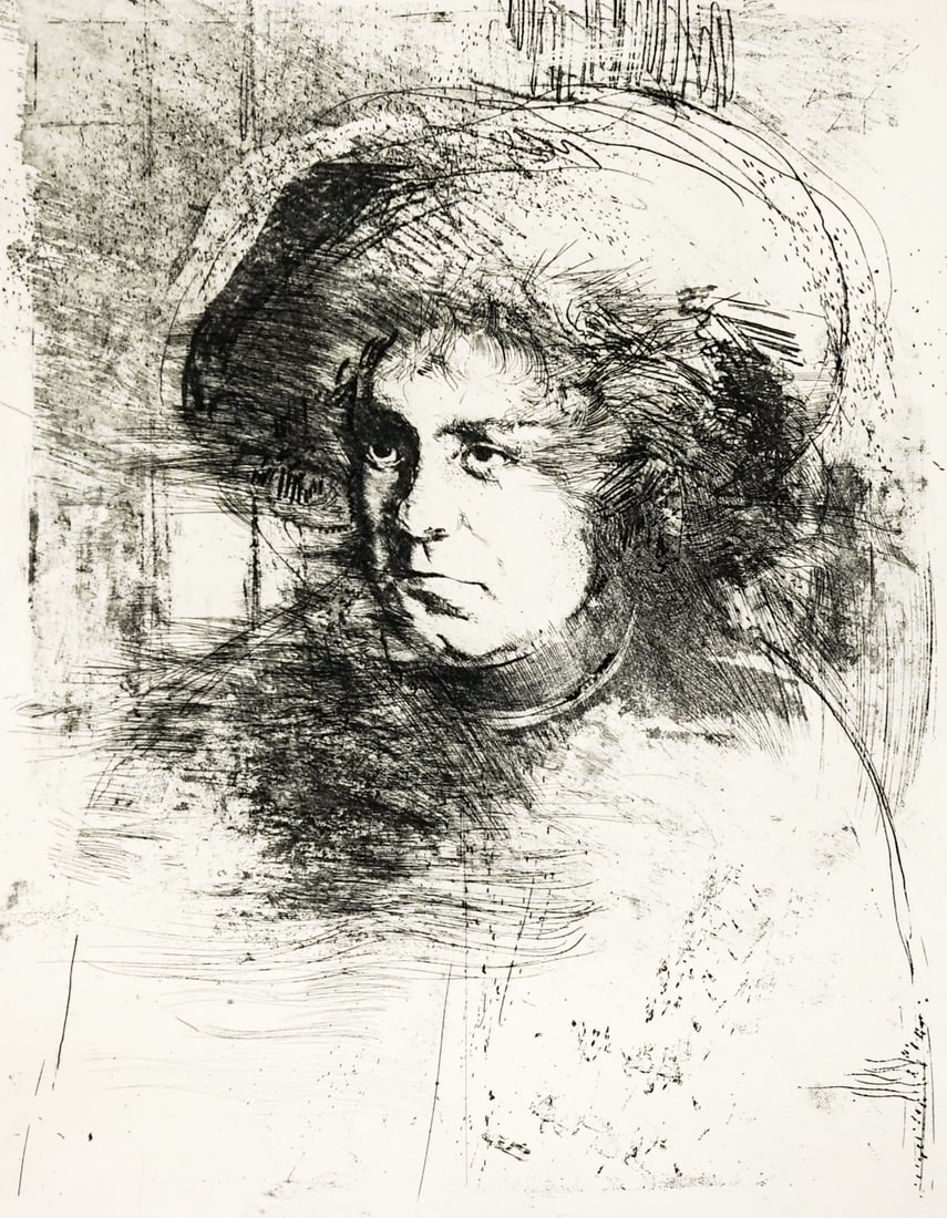 William Patterson SIGNED AP Large Etching: William Patterson etching pencil signed Artist's Proof. Image measures 21.75 x 17.5. Sheet measures 29.75 x 22 in. Unframed, loose, not glued down or mounted. Print lot measures 31.5 in. H x 24 in. W 