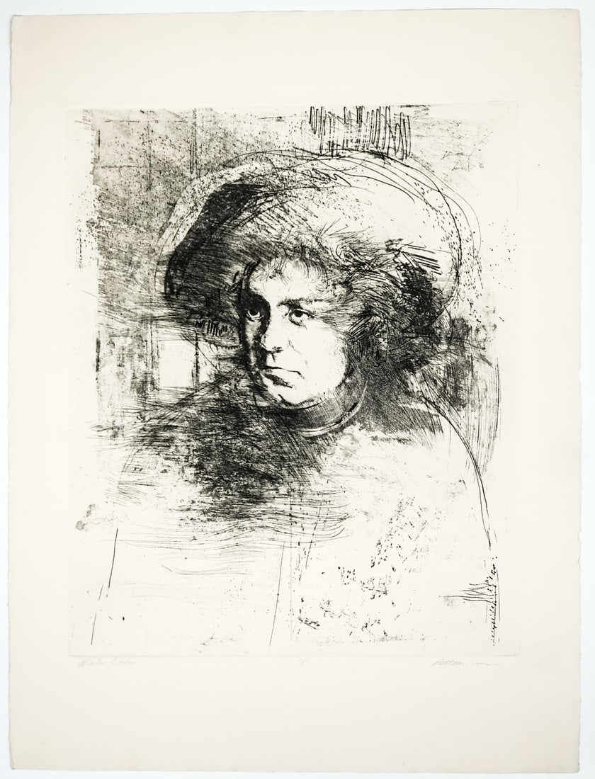 William Patterson SIGNED AP Large Etching - 2