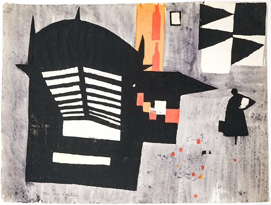 Topino SIGNED Lithograph 1958 (1 of 3)