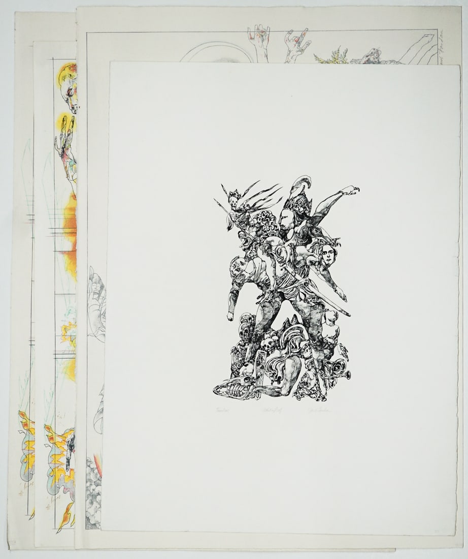 Jacob Landau (4) SIGNED Lithos (1 of 5)