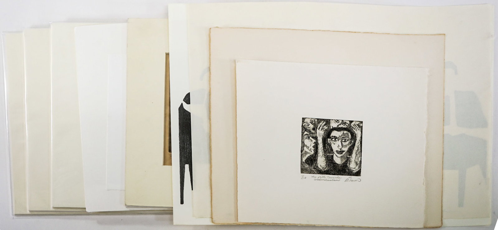 Modern Art (9) Prints Artist Signed (1 of 10)