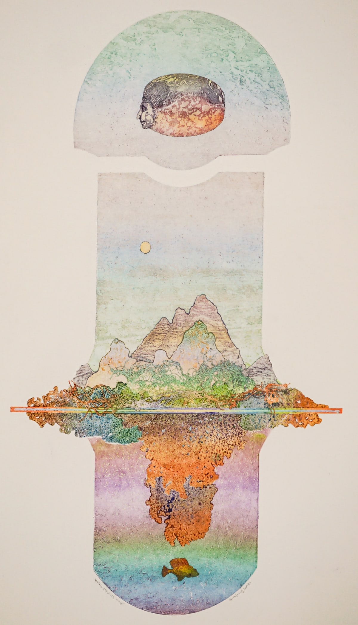 Walter 'Rusty' Crump SIGNED Print [Abstract] (1 of 5)