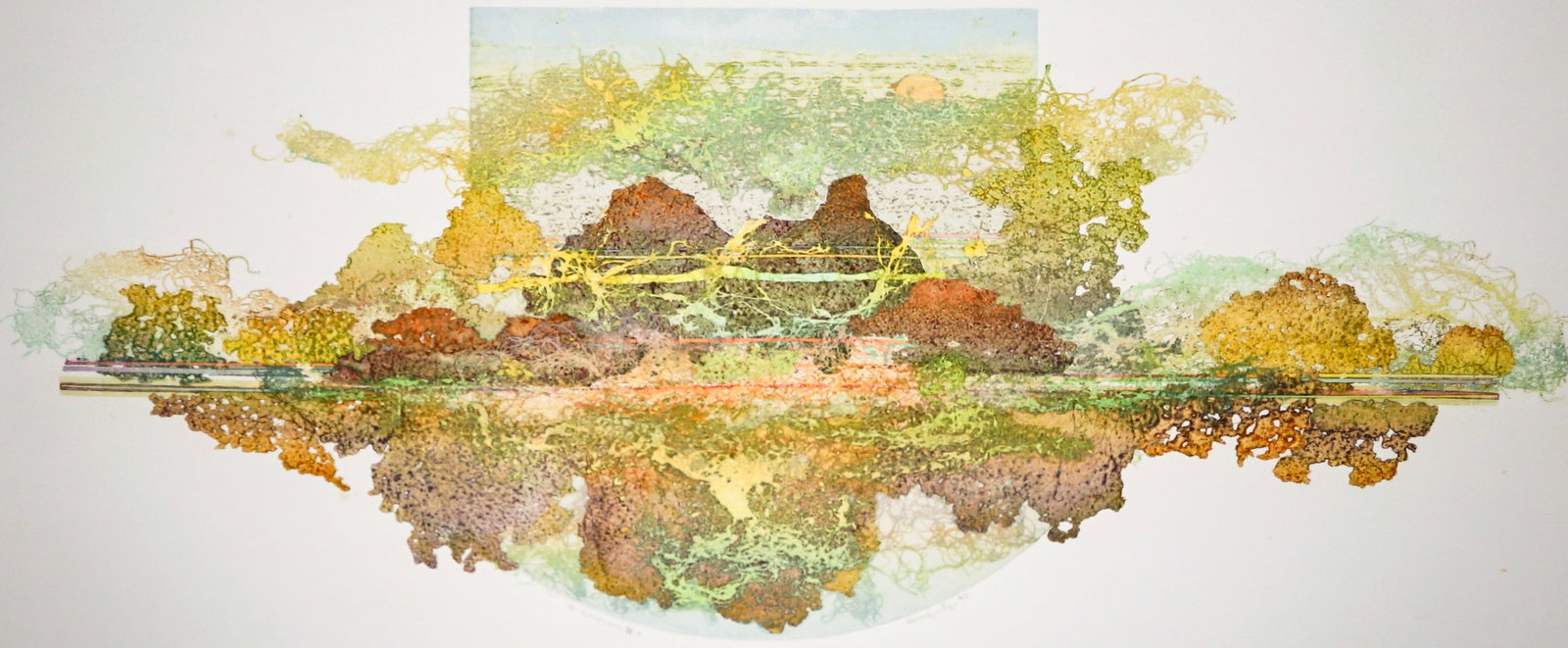 Walter 'Rusty' Crump SIGNED Print [Abstract] (1 of 5)