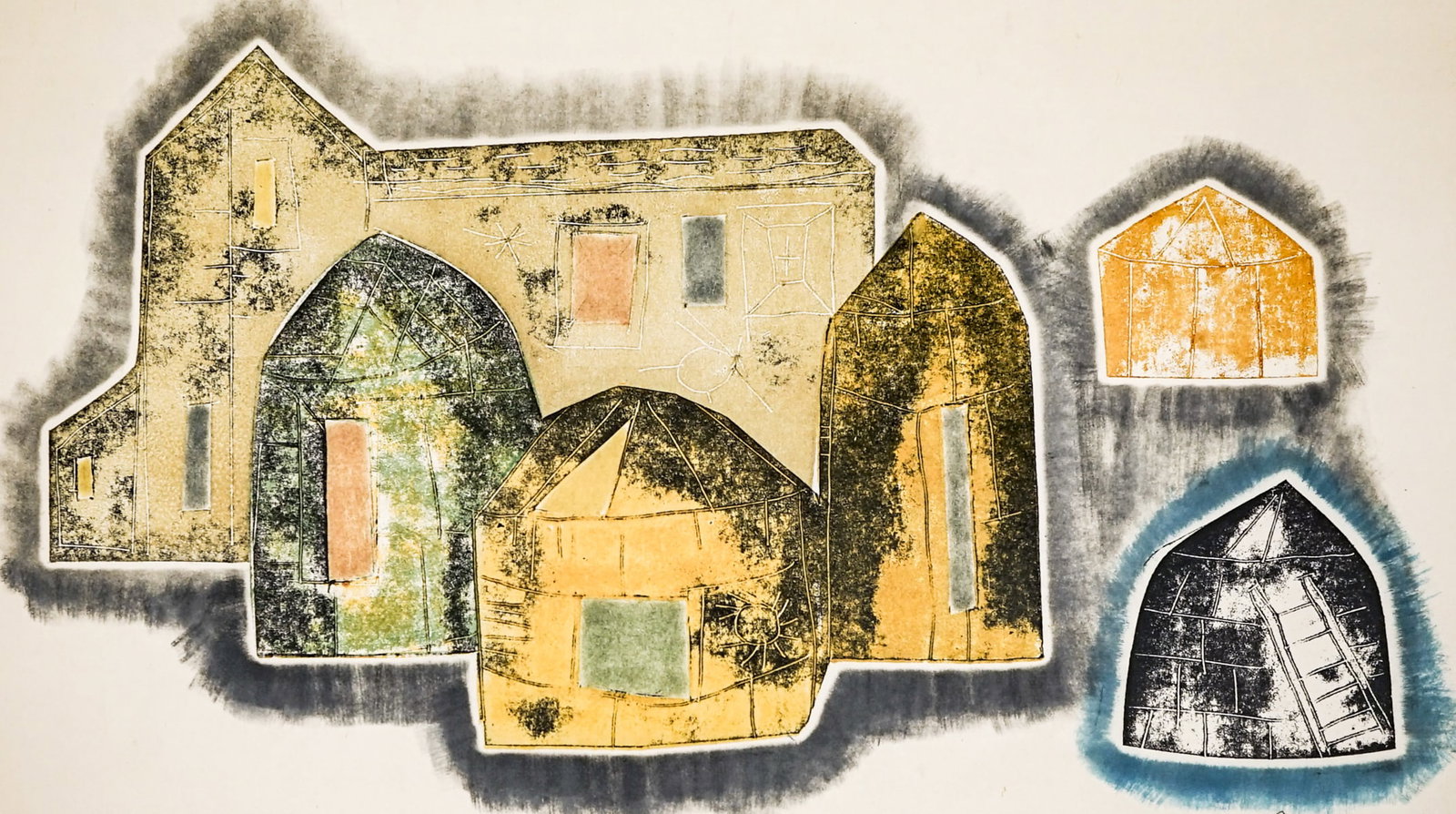 Irving Amen S/N Print [Haystacks South of France] (1 of 5)