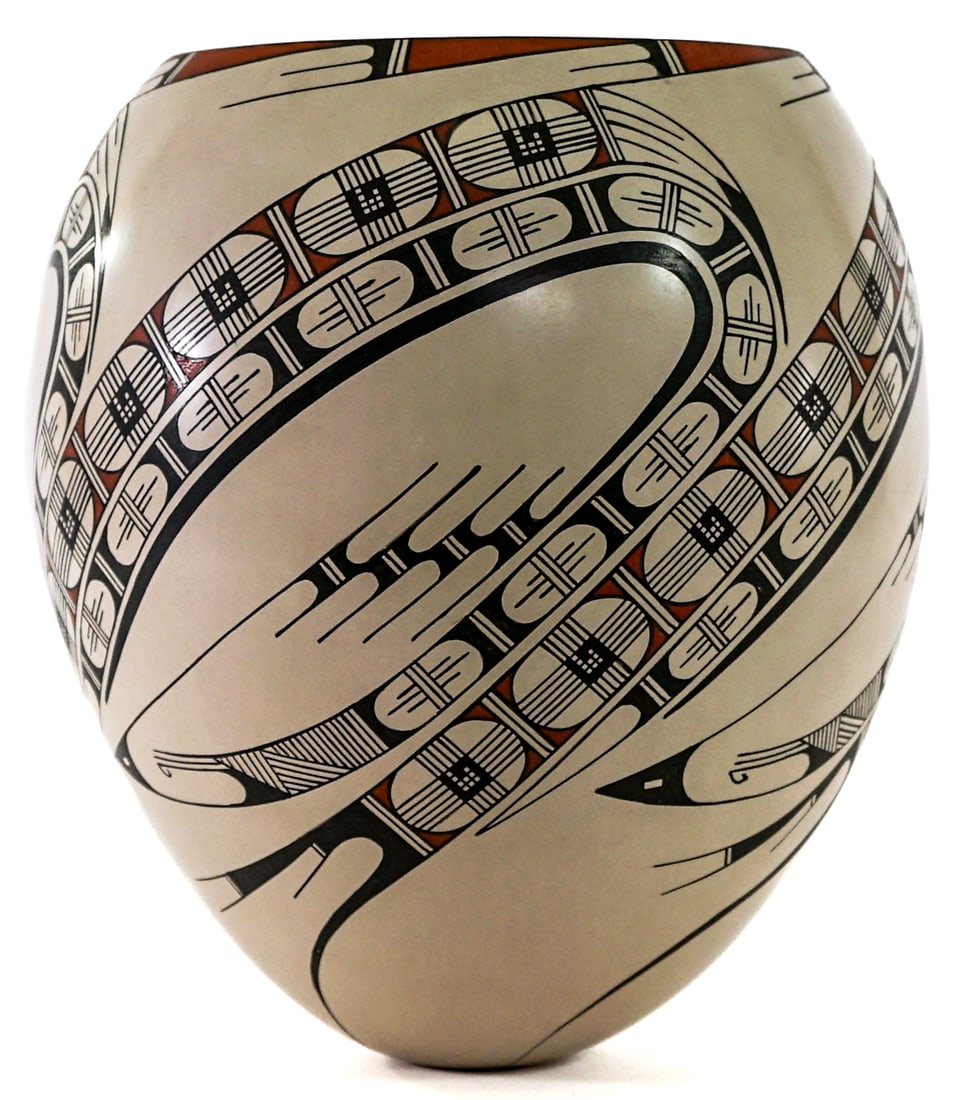 Jesus Nunez (Mata Ortiz) 10IN Polychrome Olla (1 of 5)