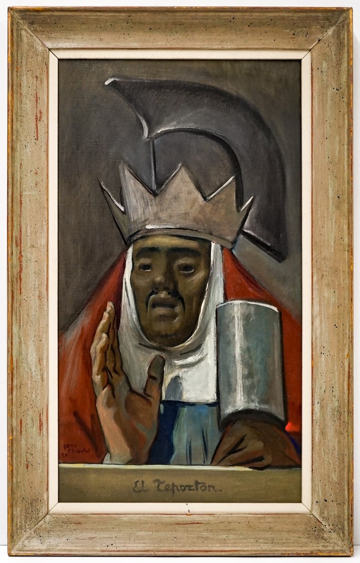Jean Charlot (1898-1979) Original Oil on Canvas (1 of 7)
