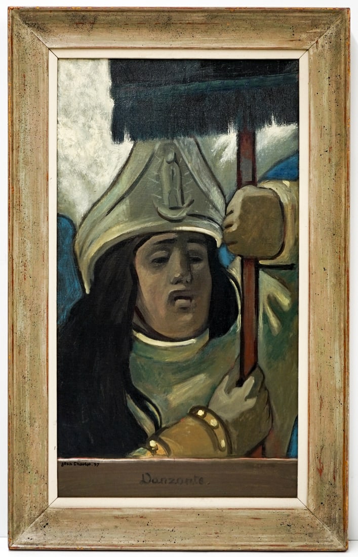 Jean Charlot (1898-1979) Original Oil on Canvas (1 of 6)