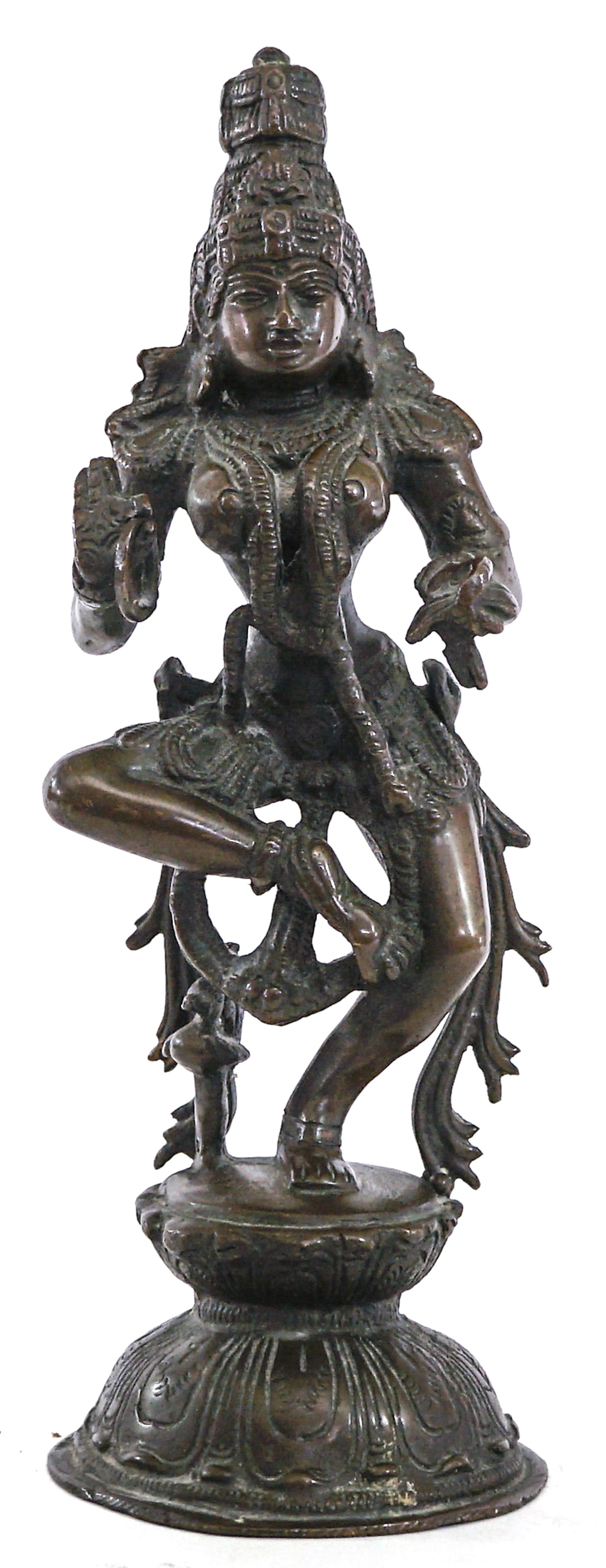 South Indian Bronze Hindu 11IN Goddess (1 of 4)