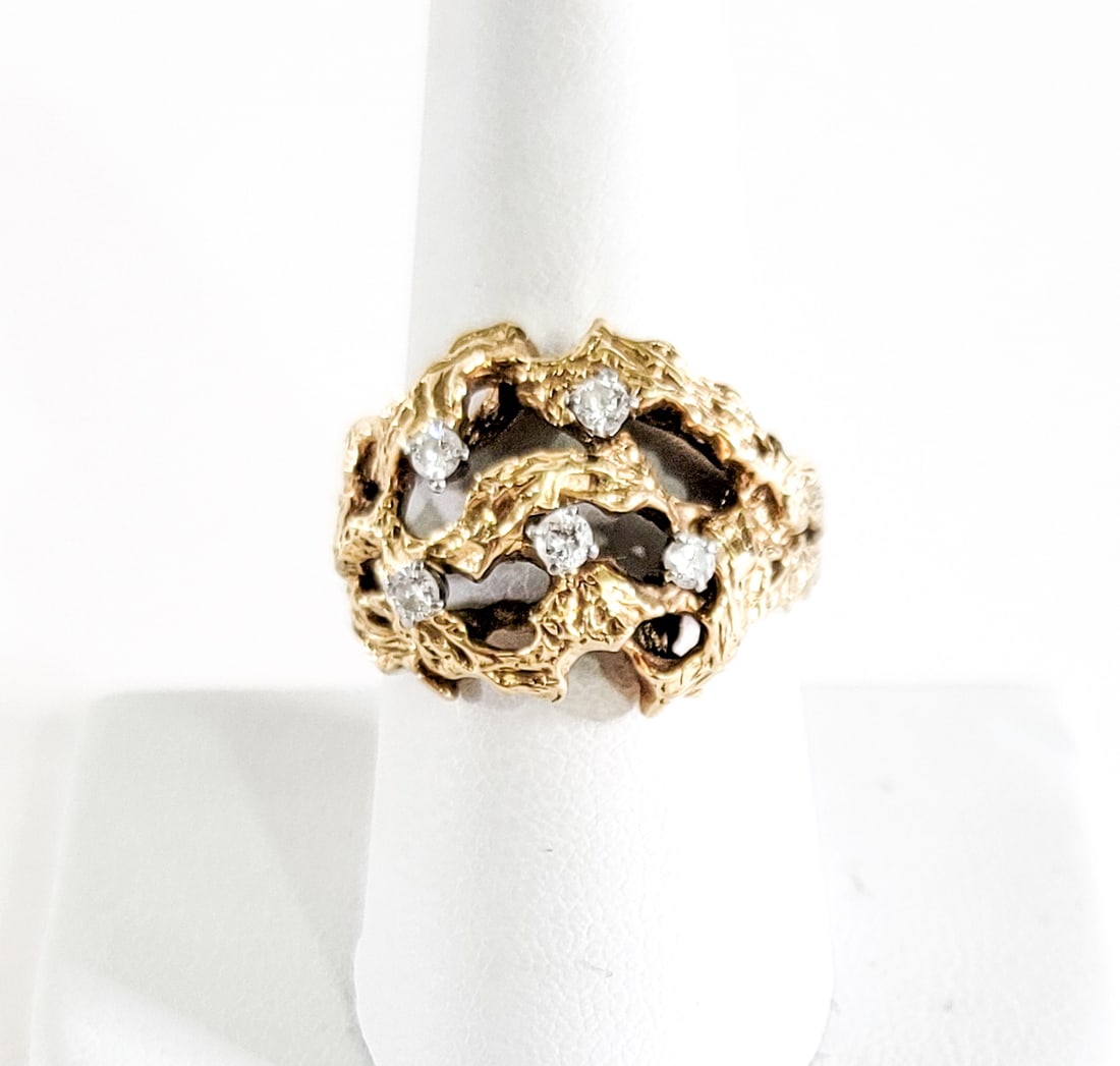 14k Gold & Diamond Ring (1 of 3)