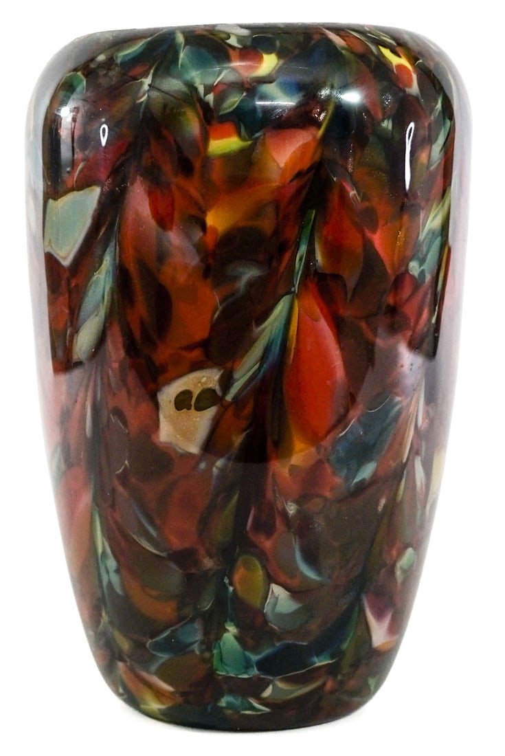 Dehanna Jones SIGNED 2009 10.5IN Art Glass Vase (1 of 5)