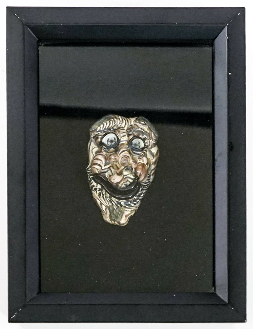 John Ryszka Studio Art Glass SIGNED [Face] (1 of 4)
