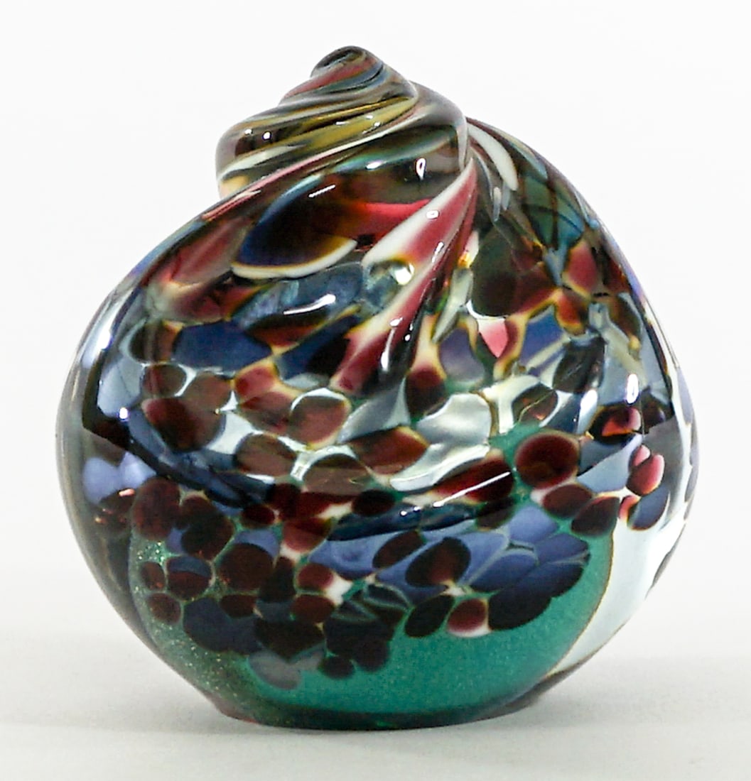 Grant Rudolph Art Glass 3.5IN Paperweight (1 of 5)
