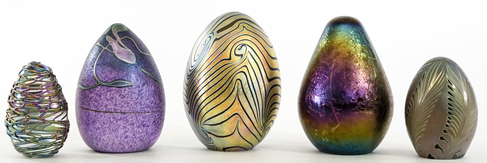 Art Glass (5) Paperweights (1 of 9)