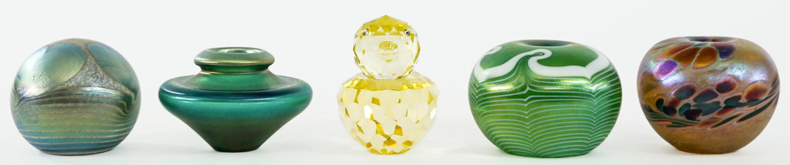 Small (5) Art Glass Items [4 Artist SIGNED] (1 of 9)