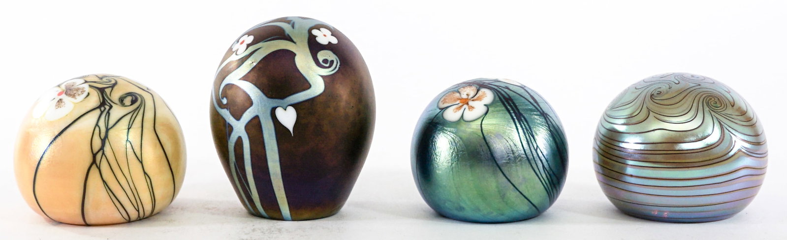 Art Glass (4) Paperweights [Smyers / Vandermark] (1 of 7)