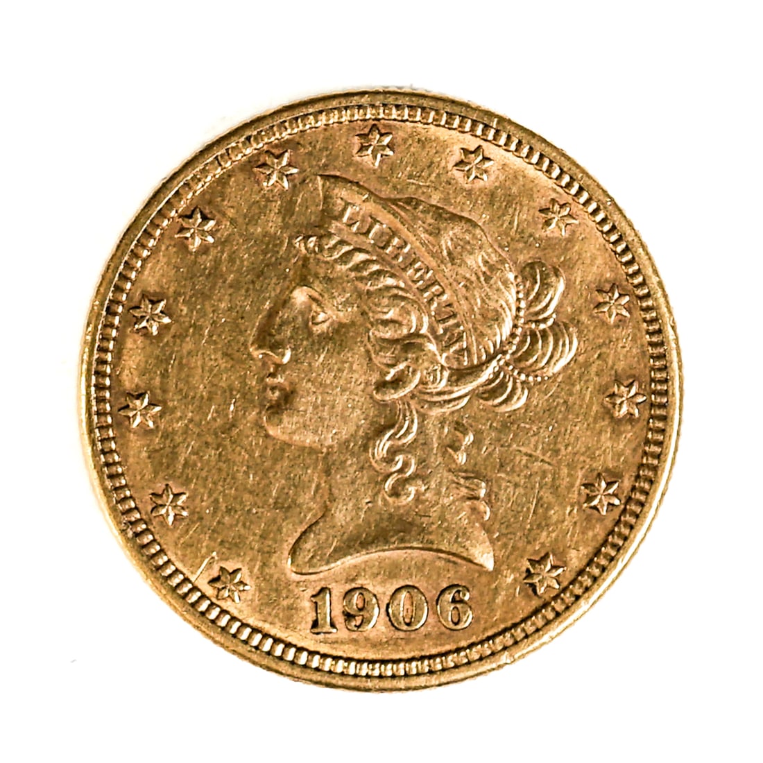 1906 D US $10 Liberty Gold Piece (1 of 2)