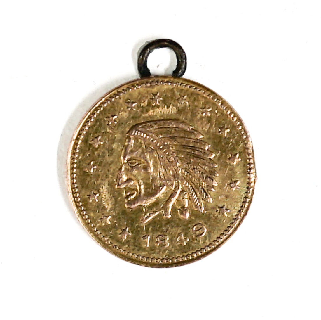 1849 US Gold Coin Charm (1 of 2)