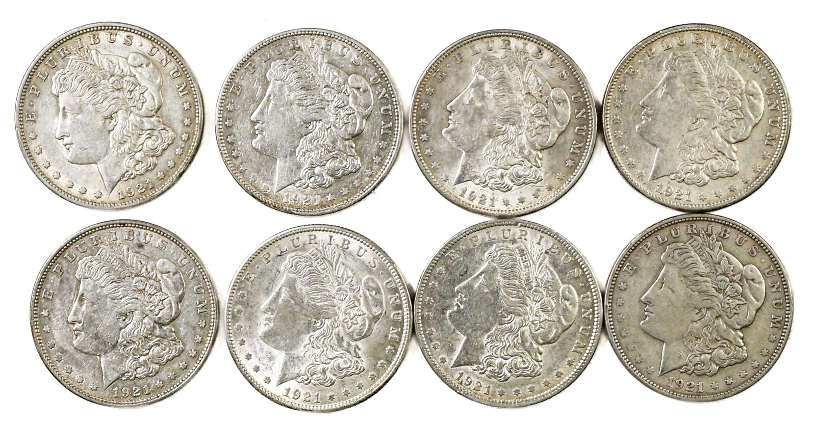 (8) U.S. Morgan Silver Dollars (1 of 2)
