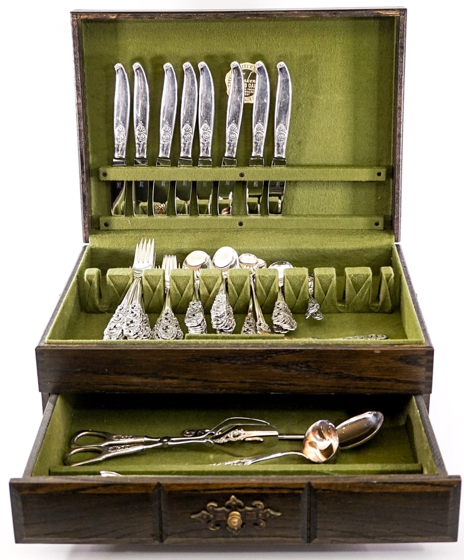 830S Mylius Norway Flatware (91PC) 2052g (1 of 14)