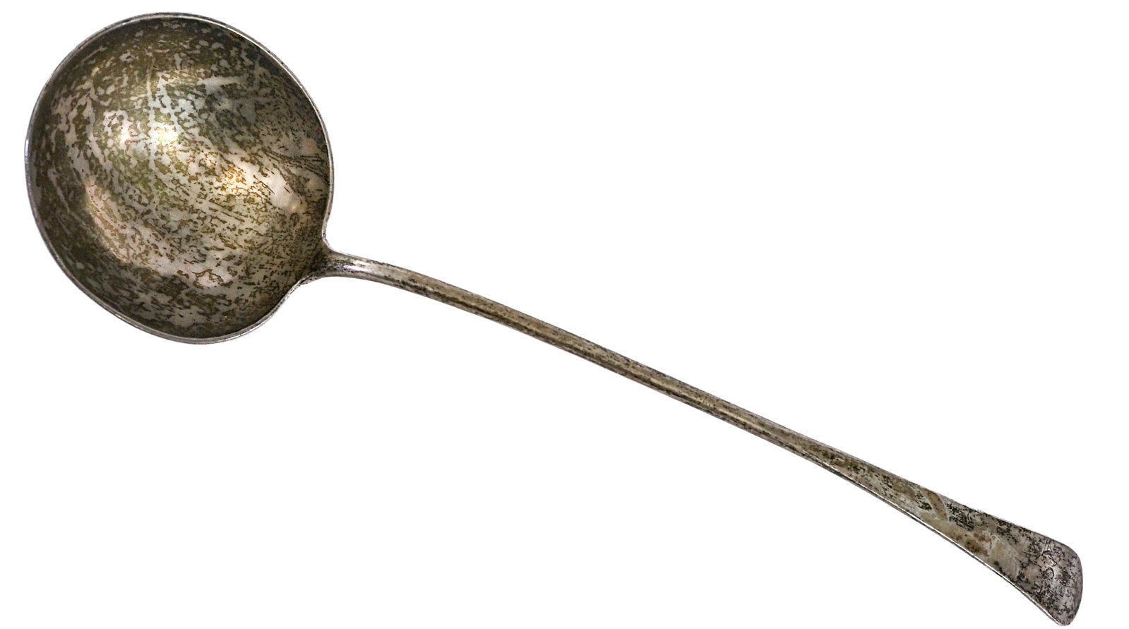 Antique J Edwards Coin Silver 12IN Spoon / Ladle (1 of 3)