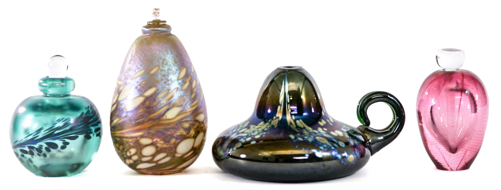 Artist SIGNED (4) Art Glass Items [Zellique] (1 of 4)