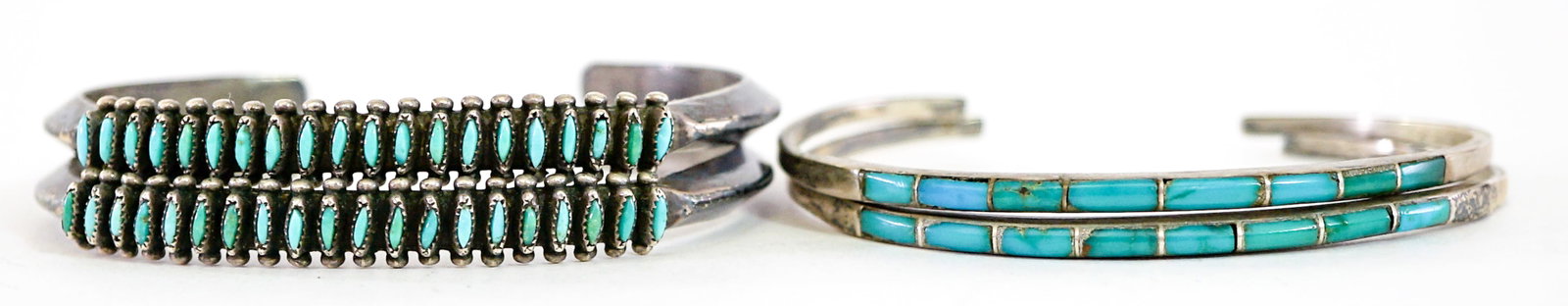 Southwest-Style Turquoise (4) Bracelets 48g (1 of 5)