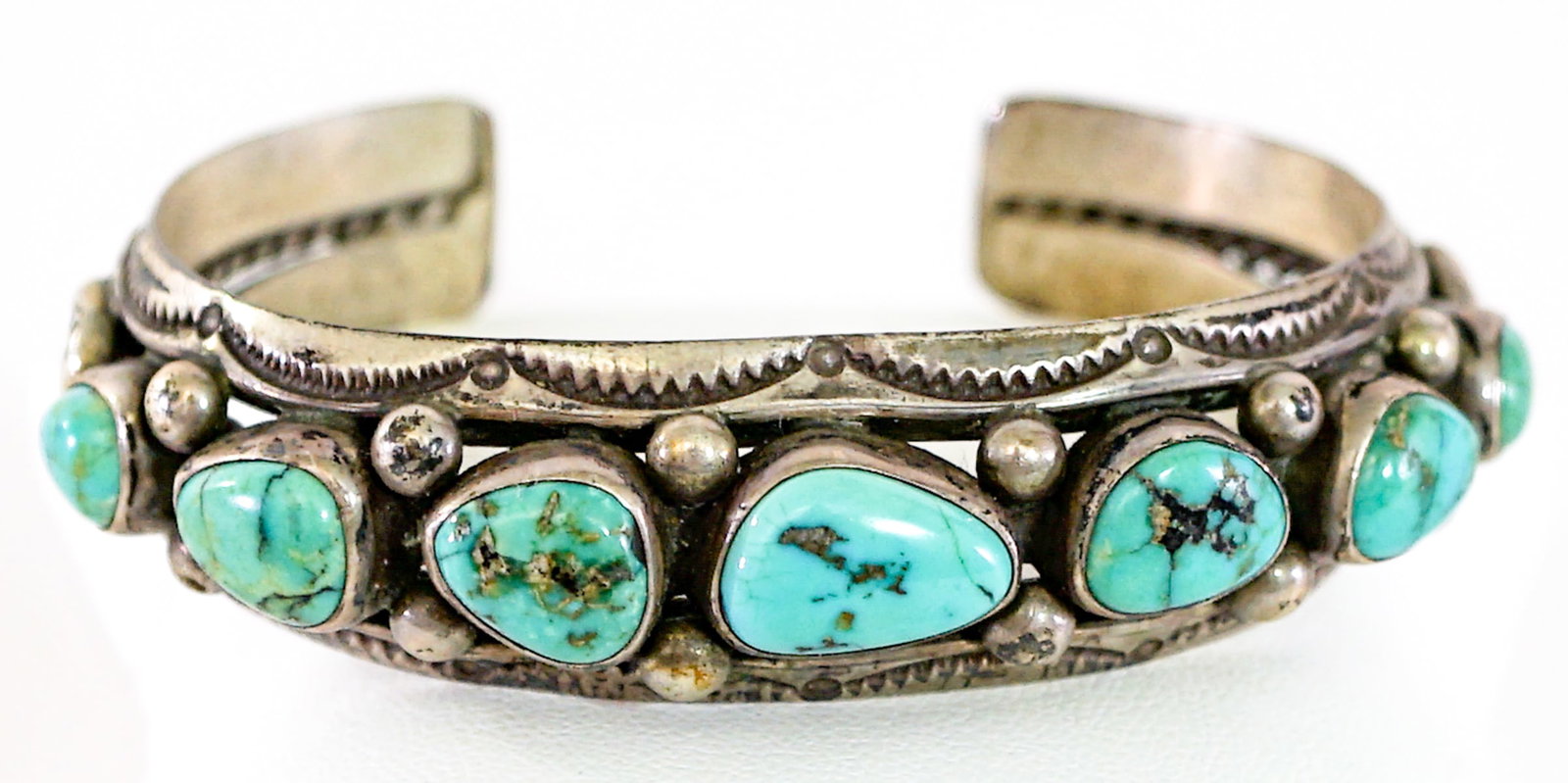 Turquoise (2) Cuff Bracelets - 2
