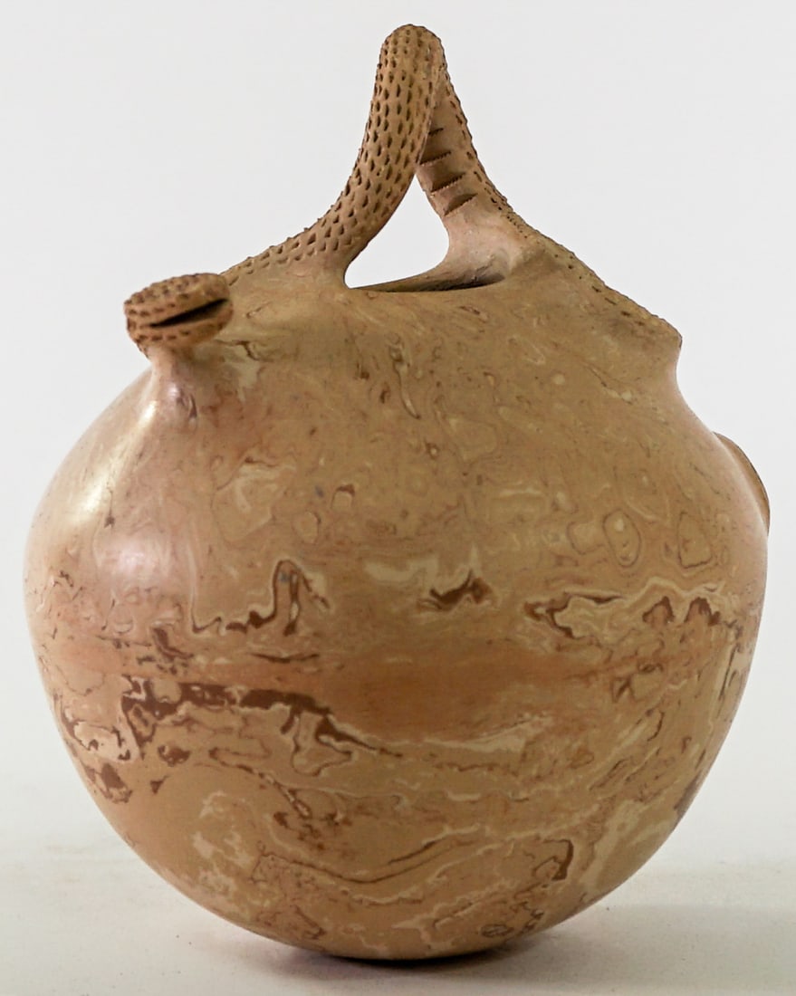 Martha M. De Quezada SIGNED Pot [Snake] (1 of 5)