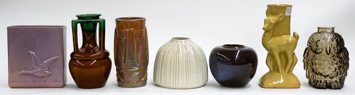 A Group of Art Pottery