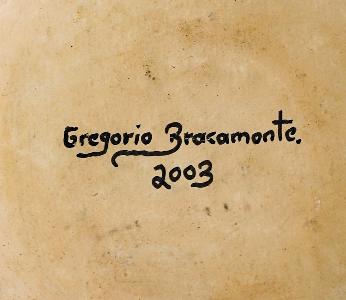 Gregorio Bracamonte SIGNED Polychrome Bowl - 5