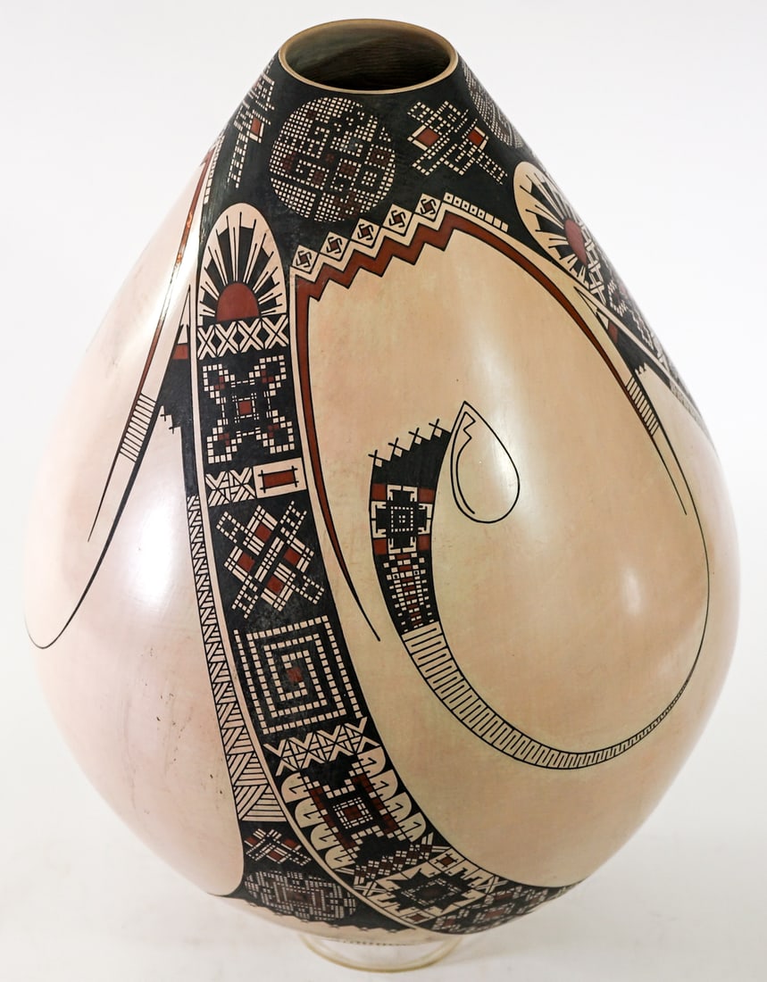 Damien E. Quezada 15IN Polychrome Olla - 2