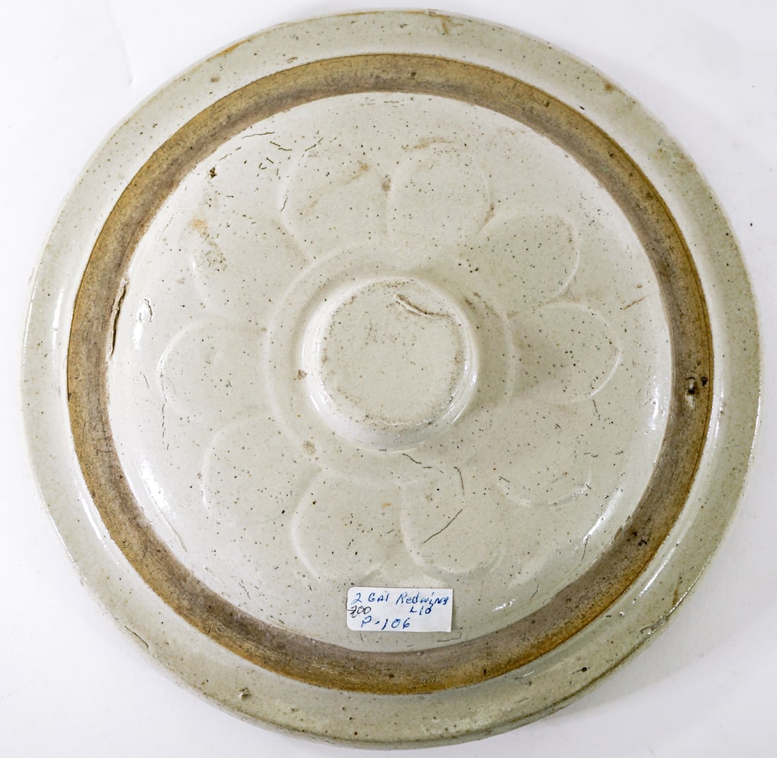 Pottery (4) Crock Lids ONLY - 5