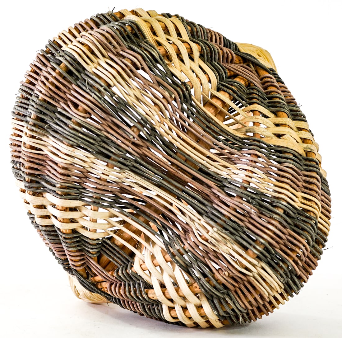 Woven (3) Handled Baskets - 10