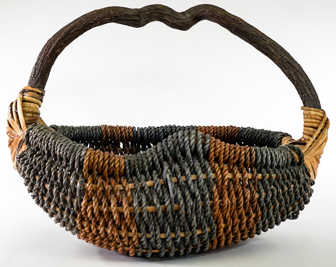 Woven (3) Handled Baskets - 2