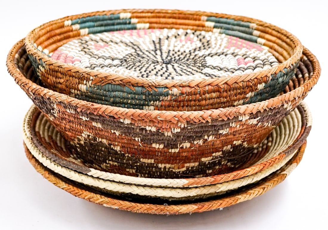 Group of Woven Baskets [8] (1 of 9)