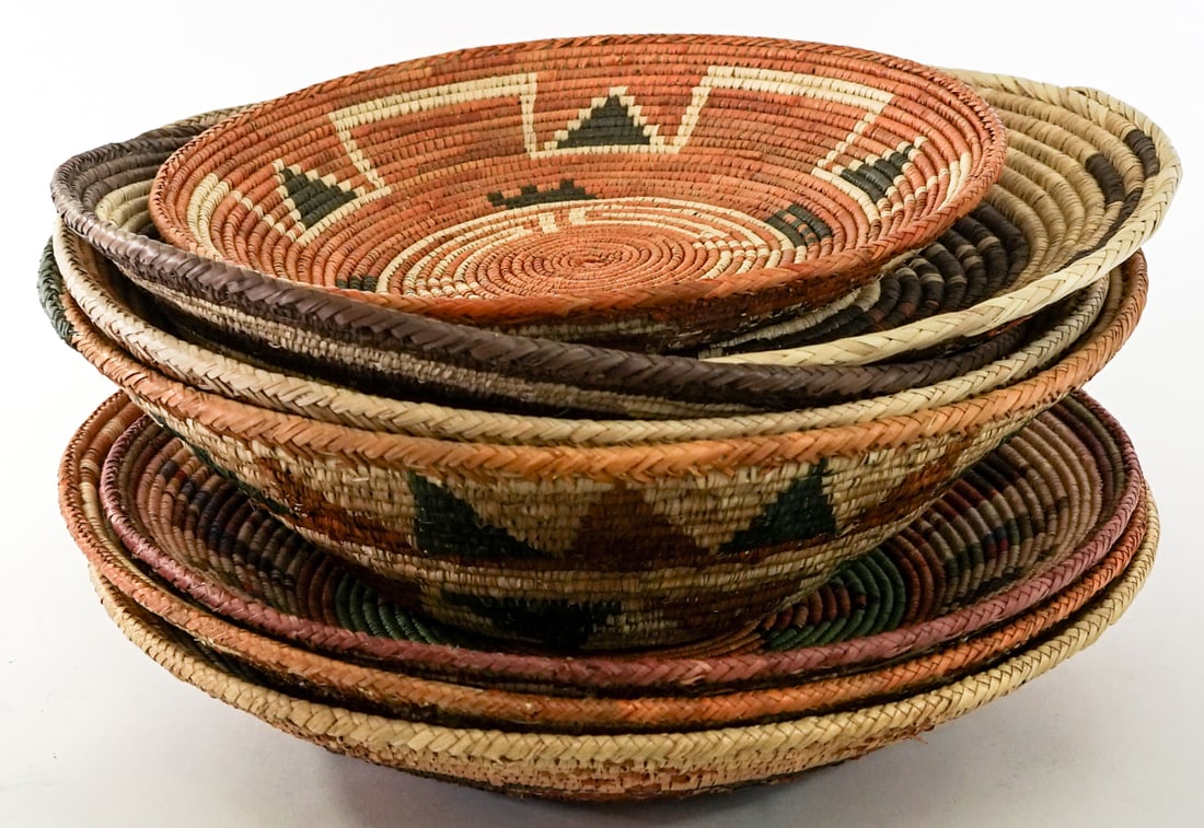 Group of Woven Baskets [8]. (1 of 5)