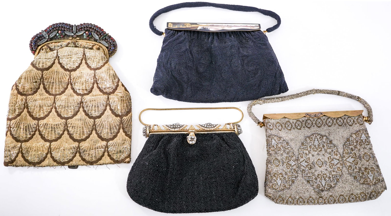Vintage (4) Evening Bags [Beaded, Rhinestone] (1 of 6)