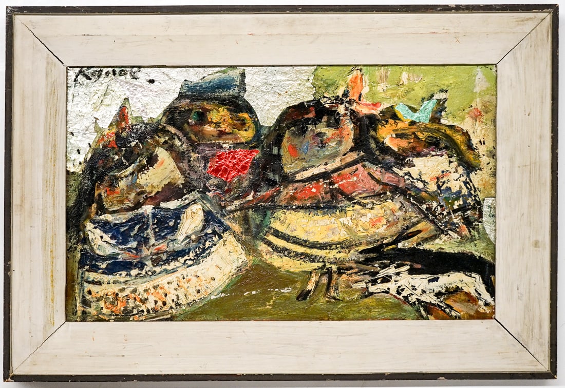 Karl Nolde Kanol Mixed Media on Masonite (1 of 4)