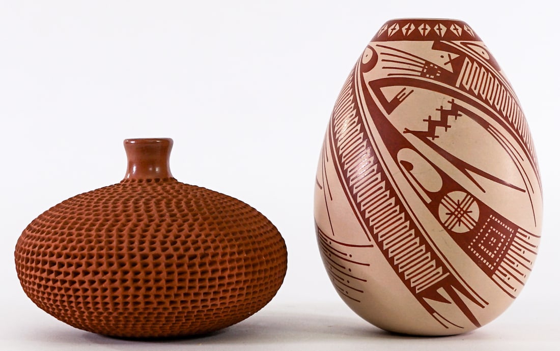 Celia Veloz; Fifo Tena SIGNED Small Vases (1 of 4)