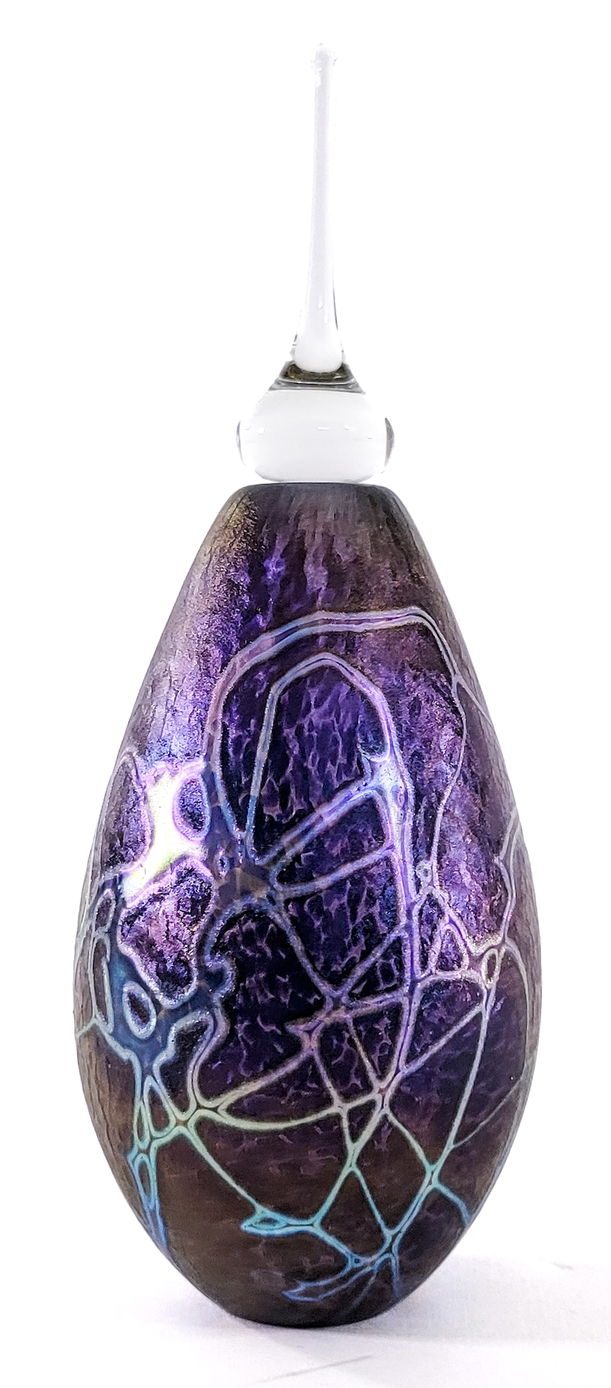 Robert Eickholt SIGNED Art Glass Perfume Bottle (1 of 4)