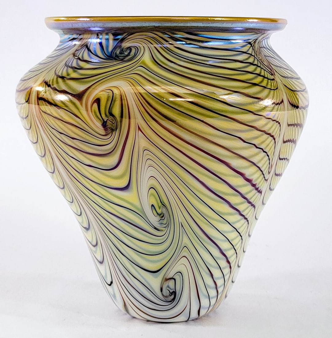 Orient and Flume 6.5IN Vase SIGNED (1 of 5)