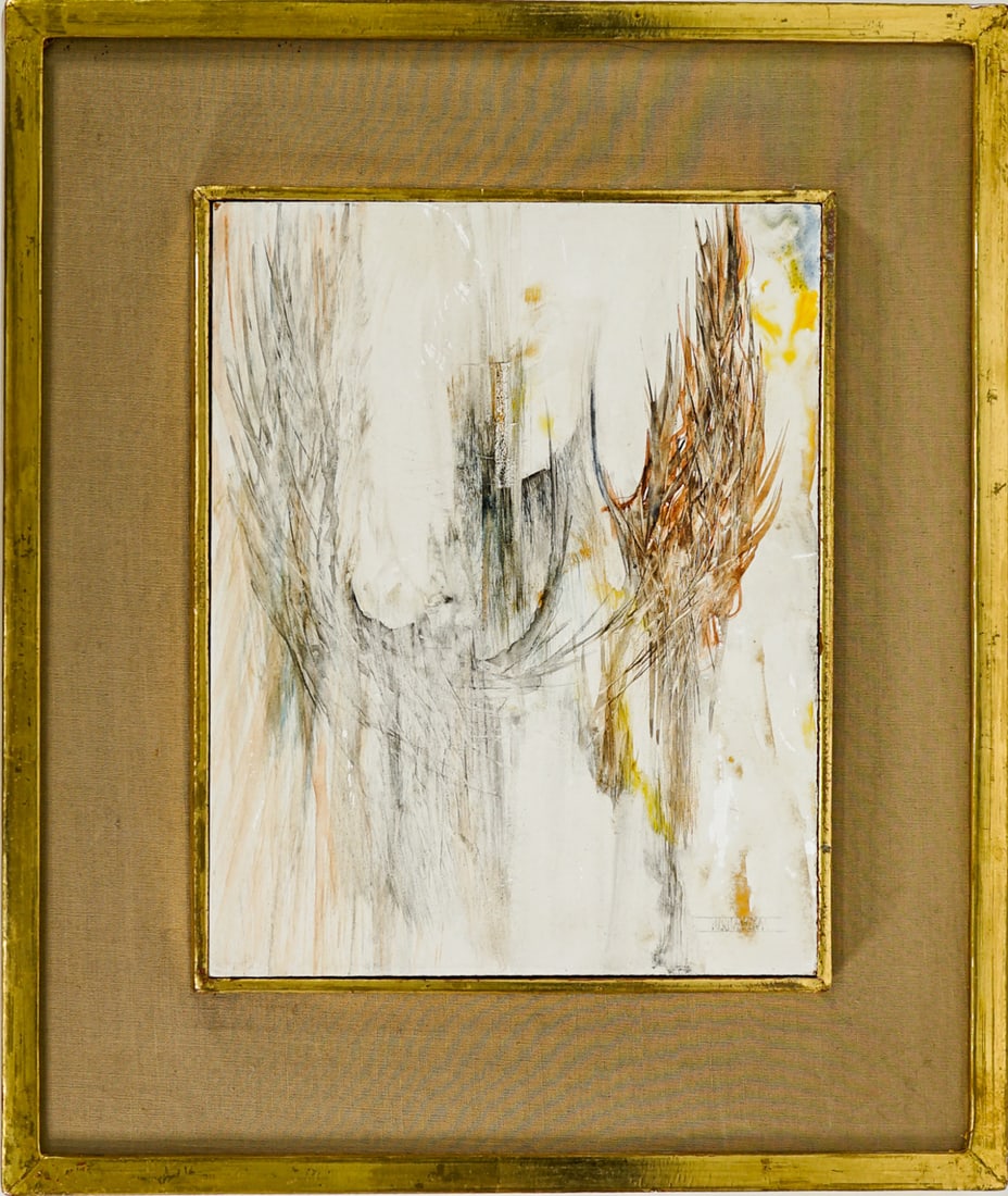 Leonardo M. Nierman (Born 1932) Original: Leonardo M. Nierman (Born 1932) was active/lived in New York / Mexico. Measures 10-in. x 8-in. image size. Slight scratching on surface. If lot is absent of a condition report one may be requested