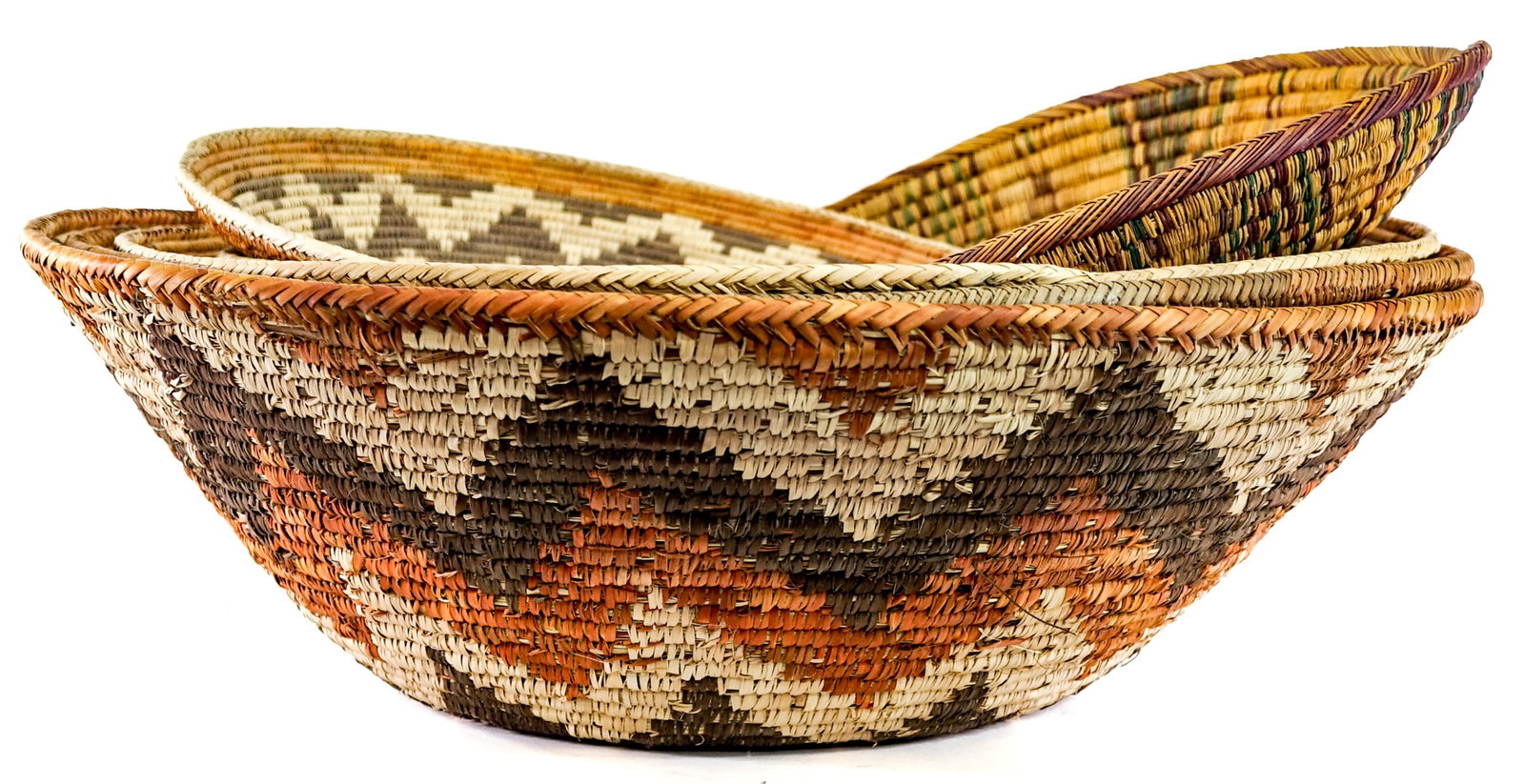 Handwoven (6) Baskets (1 of 12)