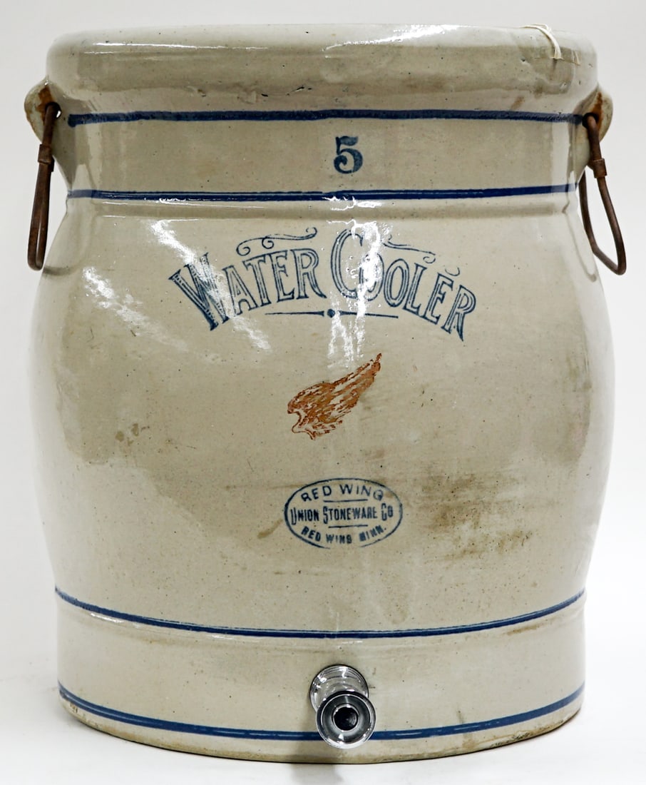 Red Wing Stoneware 5 Gallon Water Cooler (1 of 5)