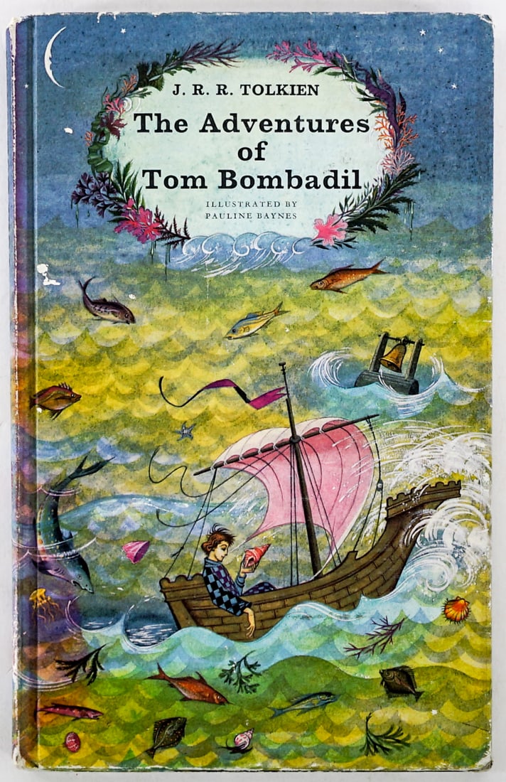JRR Tolkien Adventures of Tom Bombadil 1st 1st US: JRR Tolkien The Adventures of Tom Bombadil 1st American Ed. 1st Printing Houghton Mifflin 1963. Lot measures 9 in. H x 5.75 in. W x .5 in. D for shipping purposes only. The absence of a condition repo