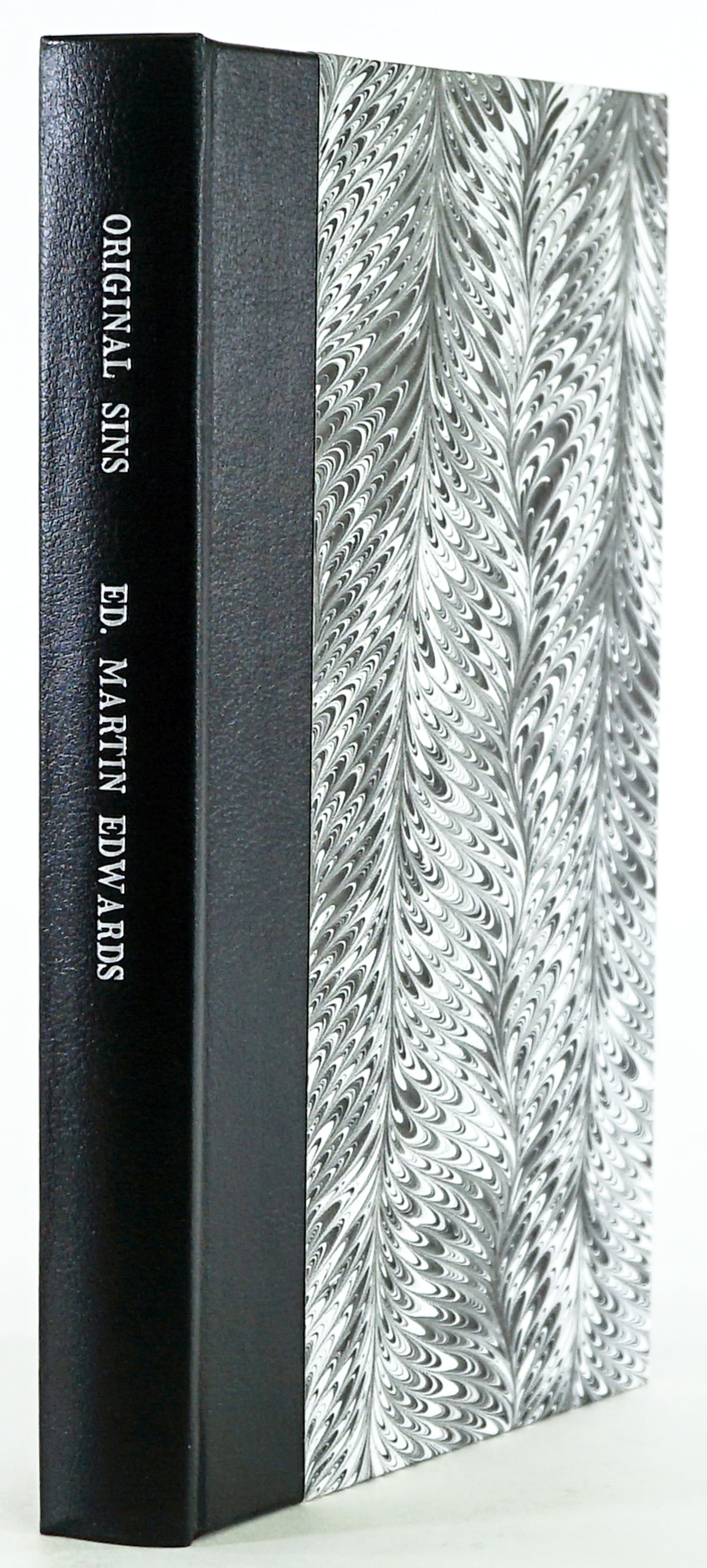 Original Sins - Martin Edwards MULTI-SIGNED #18: Original Sins edited by Martin Edwards multi-signed by authors and numbered 18 of 85 copies. 229 pp. Marbled covers. Lot measures 9 in. H x 6.5 in. W x 1.25 in. D for shipping purposes only. The absen