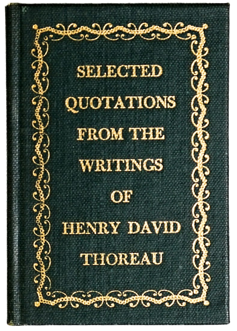 Writings of Henry David Thoreau 1948 Mini Book (1 of 4)
